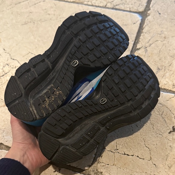 Nike Pegasus 3.0 Aqua and Navy Athletic Sneakers - Picture 5 of 6